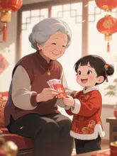 はい、お年玉だよ。