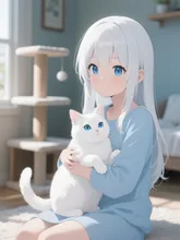 シロちゃん…もふもふ…🤍