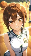 真夏の体育会系女子·汗がきらめく、健康美 の投稿作品