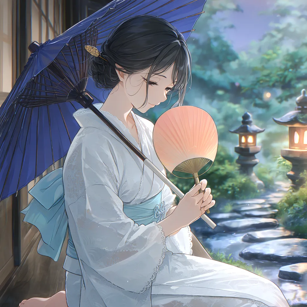 縁側にて