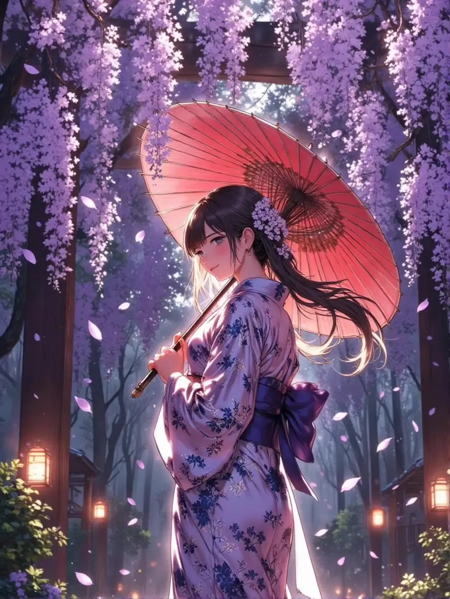 藤棚夜景