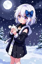 雪の精霊 — 厨二病さんのAIイラスト