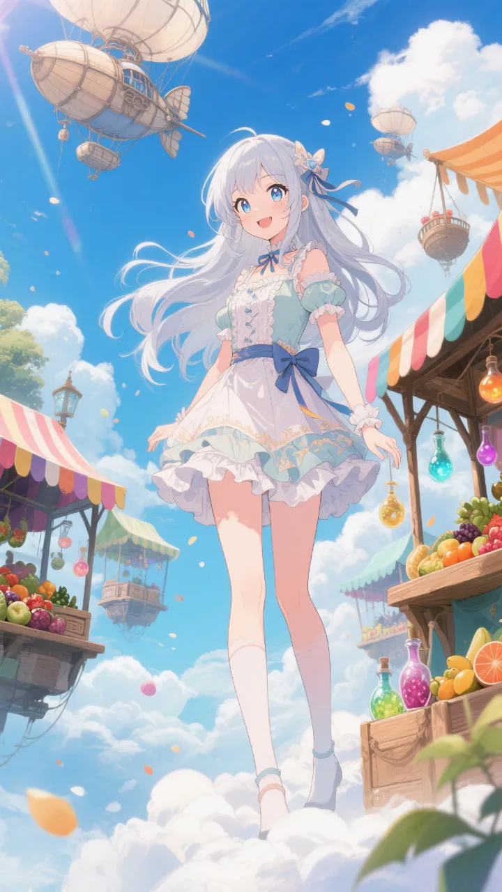 高精度アニメ - 空飛ぶ市場 / はると