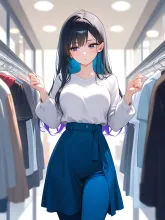 なぞのスカート