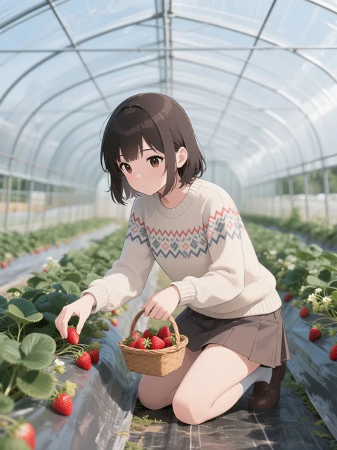 いちご🍓狩り②