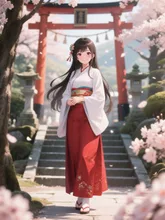 画像生成チャレンジ·巫女 の投稿作品