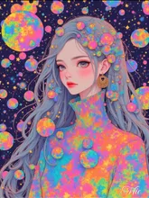 万華鏡の世界 — mieさんのAIイラスト