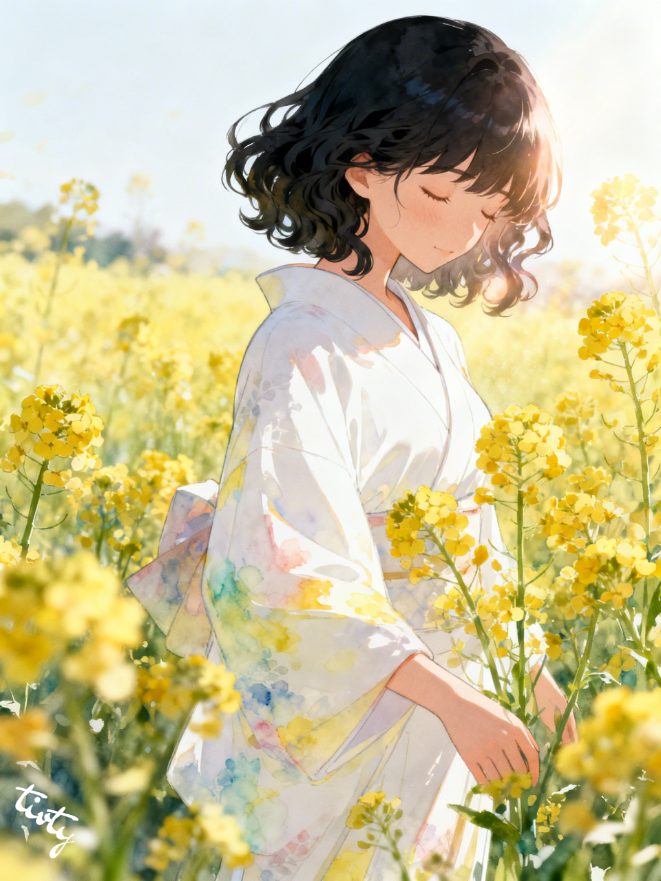春の日差しに溶け込んで♪② — てぃぶてぃさんのAIイラスト