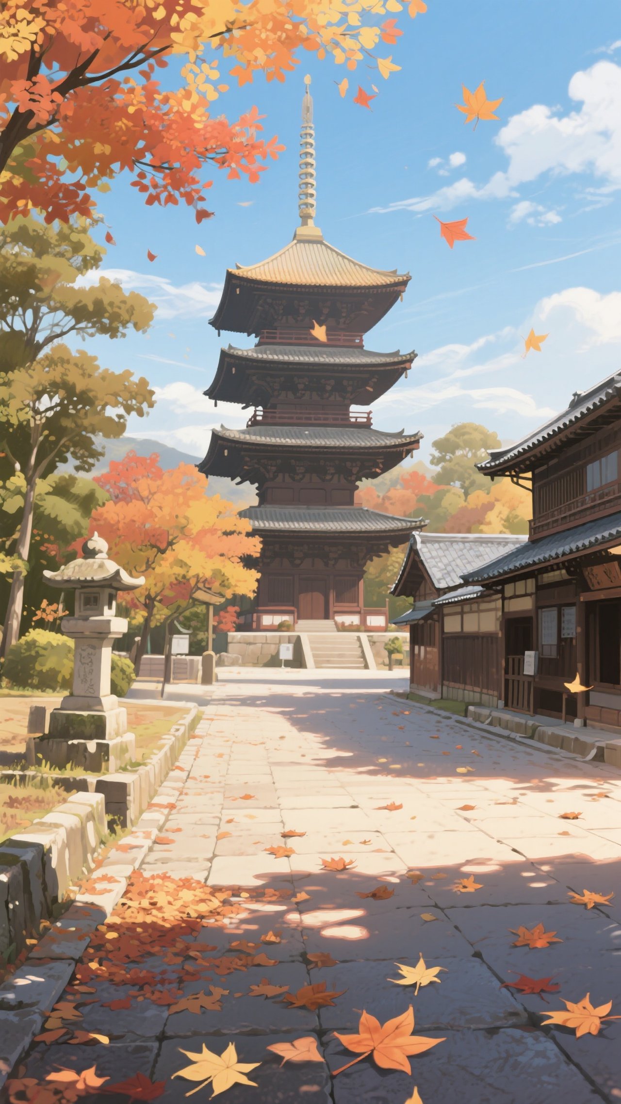 秋の東寺。