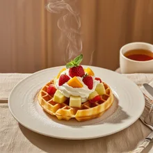 地味なフルーツワッフル