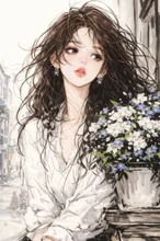 余白の気配｜Silent Presence — Sue SuさんのAIイラスト
