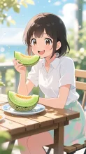 S 　かじる前から幸せなひととき
