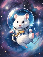 ハムスター宇宙へ行く