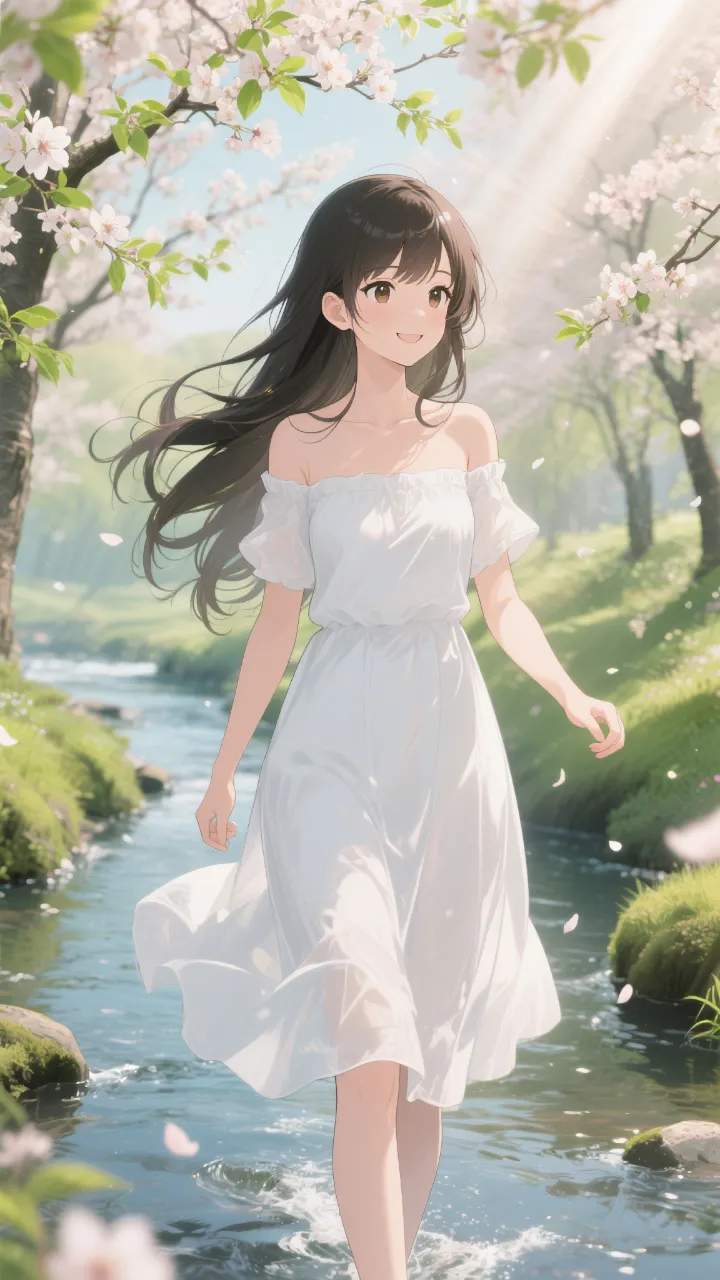 高精度アニメ - 川辺のひととき / はると