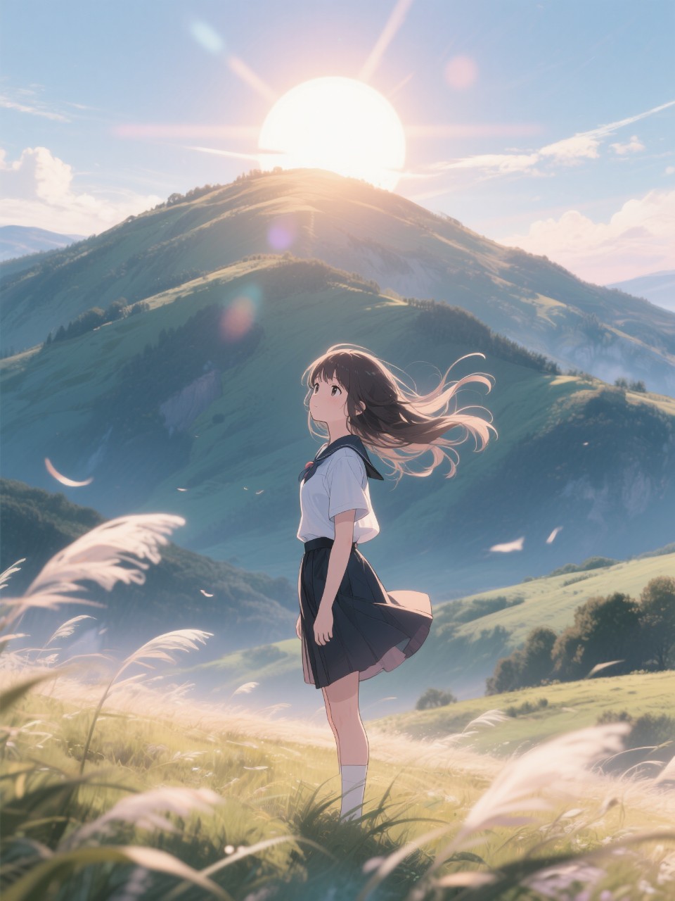 この丘の頂上には