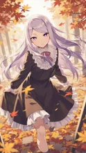 🍁紅葉デート🍁 — ポチャさんのAIイラスト