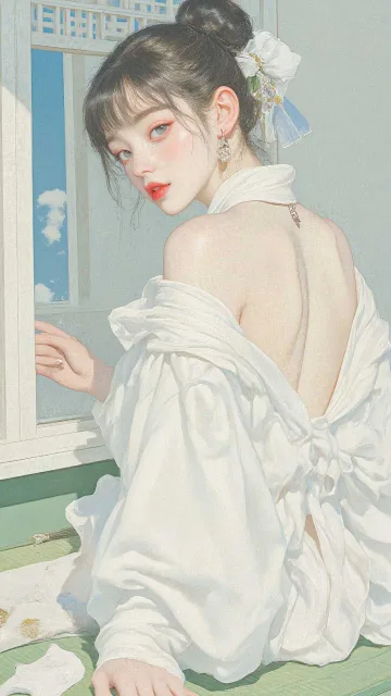 A poetic and sensual Japanese… - 肩甲骨の線
