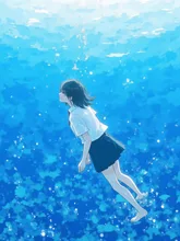 Diving to you. — いであ(IDEA SHELTER)さんのAIイラスト