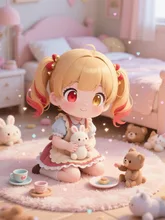 おままごとは私がお母さん役よ( * ॑꒳ ॑*)♡