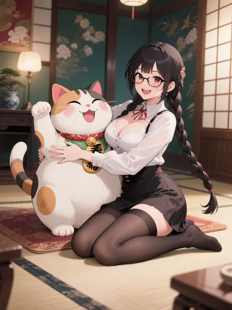 「穂蔵 灯子(ほのぐら とうこ)」と招き猫