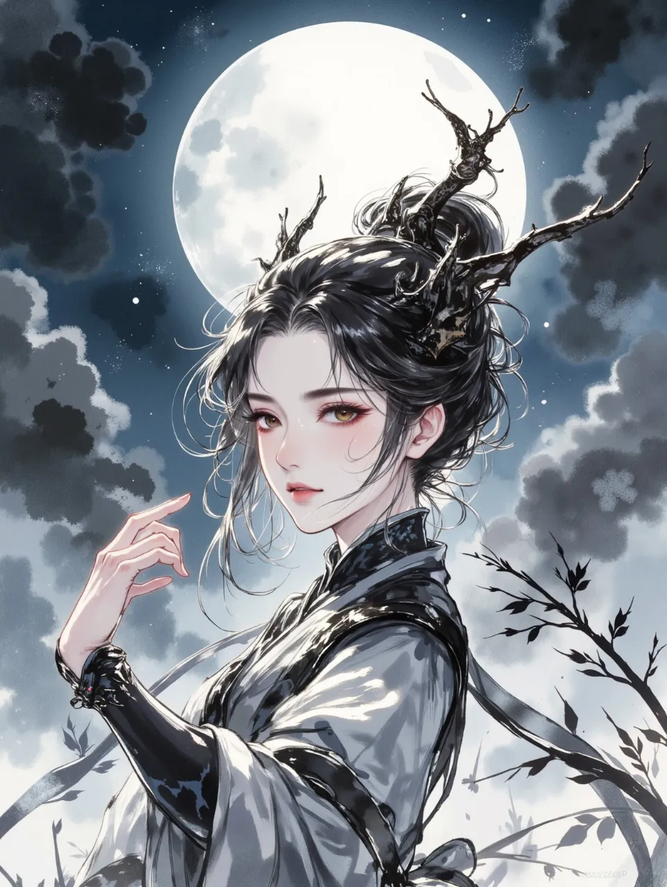 水墨画