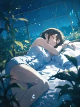 夜の温室で眠る·今宵チャレンジ の投稿作品