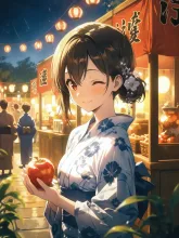 浴衣でほおずき市②