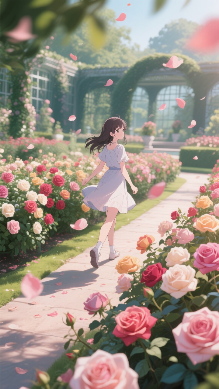 薔薇園の午後