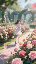 薔薇園の午後