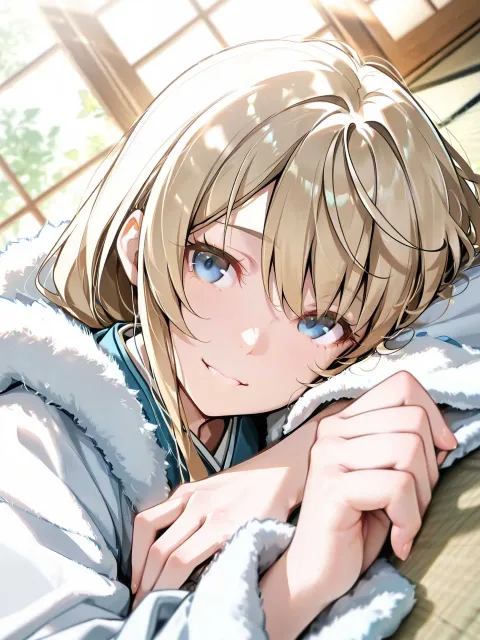 On the sun-drenched veranda - 縁側でうたた寝