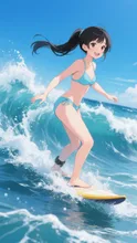 美少女サーファー