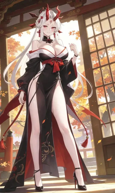 鬼姫の美脚