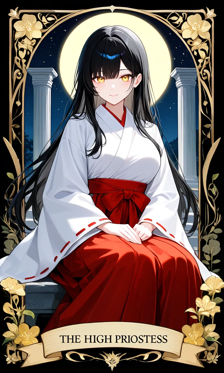 静寂の月を纏う巫女 〜『女教皇』の託宣〜