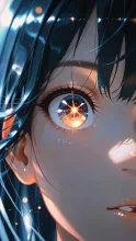 きらめく花火と浴衣・クーデレ少女