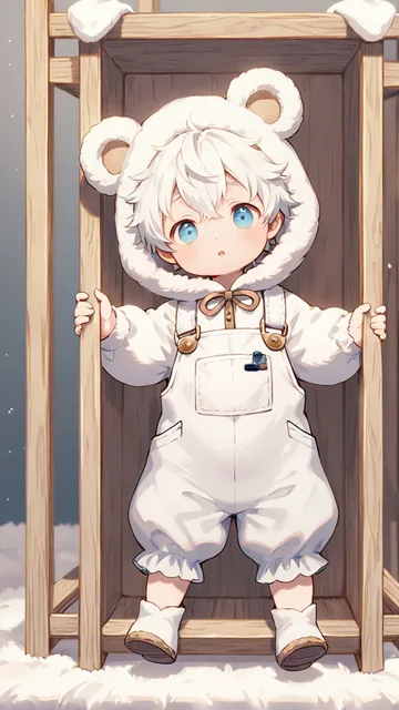幻月の再光 - 画像生成チャレンジ / Whitebear