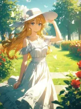 薔薇園の午後·初夏チャレンジ の投稿作品