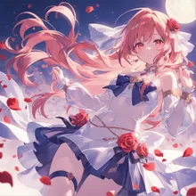 薔薇咲く夜 — 薔薇イラストのAIイラスト｜SUPPART