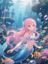 画像生成チャレンジ·人魚 の投稿作品