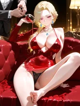 何で私がお酒を掛けられてるの？ — ミャアさんのAIイラスト