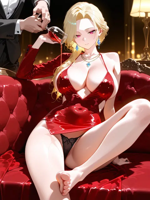 何で私がお酒を掛けられてるの?