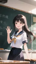 転校生　王道セーラー服
