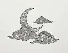 線だけの世界·塗らずに描く の投稿作品