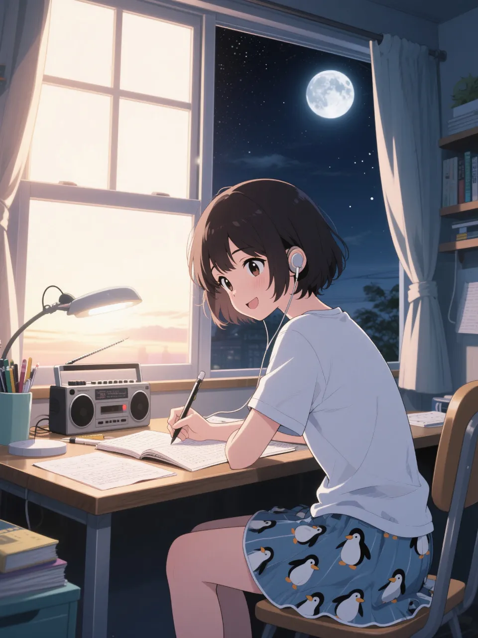 朝夜混在😭