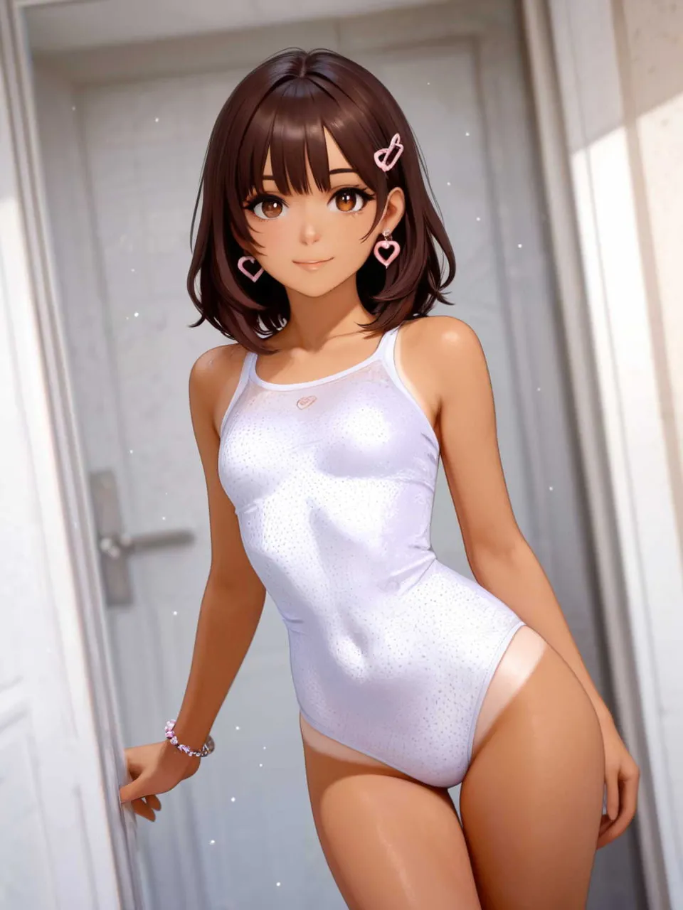 日焼けあとくっきり