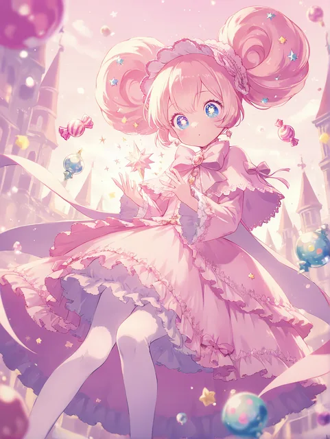 魔法使い、雨じゃなくてアメが降ってきたよ