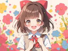 楽しそうに話す妹 — 小川さやかさんのAIイラスト