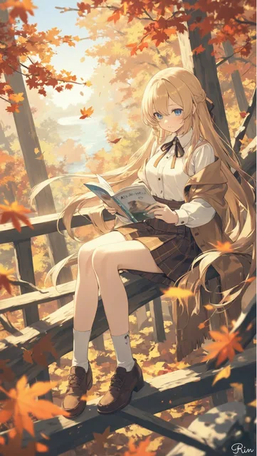 読書の秋のAIイラスト - SUPPART