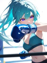 美人ボクサー