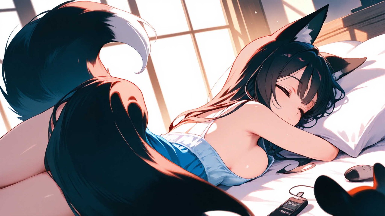 お昼寝中 — kksiouさんのAIイラスト