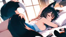 お昼寝中 — kksiouさんのAIイラスト
